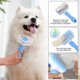 thumbnail image 5 of Cepillo autolimpiante, cepillo para perros y gatos con partículas de masaje, elimina el pelo suelto y los enredos, respetuoso con la piel y promueve la circulación-azul, 5 of 5
