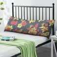 thumbnail image 2 of Yellow Daisy Floral Pillow Cover 20x54 - Long Body Pillowcase with Invisible Zipper - Artistic Wildflower Print - Easy Care & Allergy-Friendly, 2 of 6