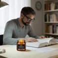 thumbnail image 4 of NGD 12-Pack Amber Jar Scented Candles, 3.5oz, Natural Soy Wax and Premium Essential Oils. Gift for Father’s Day, Ideal for Study Home & Office Aromatherapy., 4 of 12