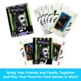 thumbnail image 2 of Baraja de cartas AQUARIUS con temática de Beetlejuice con licencia oficial, 2 of 7