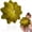 Yellow, variant on 18 Inch Velvet Round Throw Pillow case, Decorative Shaped Cushion For Sofa,Couch,Vanity Chair, Bed, Living Room Accent,Soft Home Decor Pillow(Style A)