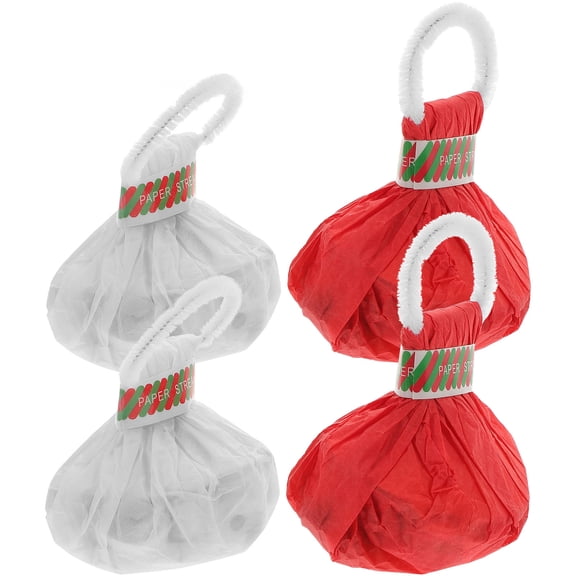 SHINYPASING hand thrown ribbon Streamer Assorted Color 4pcs