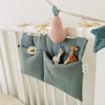 thumbnail image 4 of Bolsa de almacenamiento portátil para cuna de bebé, organizador multifuncional para cabecero de cama de recién nacido, ropa de cama para niños, bolsa de pañales, 4 of 4