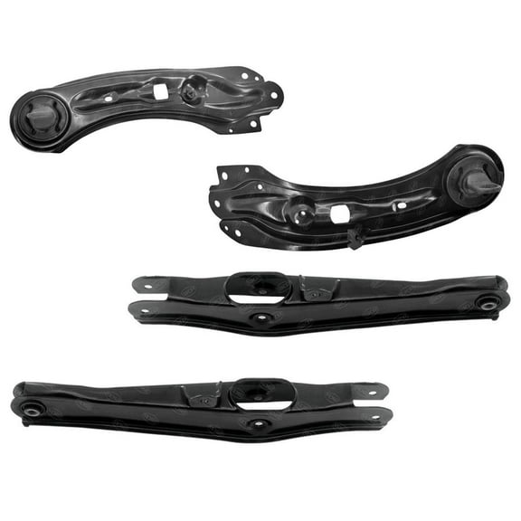 Rear Curved Trailing Control Arms 5084515 5085416 for 09-15 Dodge Journey 4pc