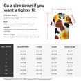 thumbnail image 5 of Balery Cow Print Sunflower Camisa Casual de Manga Corta con Botones para Hombre, Texturizada, Estilo Cubano, para Playa, Verano-X-Large, 5 of 5