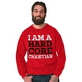 thumbnail image 3 of Hard Core Christian Religious Faith Sweatshirt for Men or Women Brisco Brands S, 3 of 6