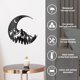 thumbnail image 5 of Decoraciones de pared de hierro con luna y montañas, decoración de pared de metal negro, esculturas de pared con escena nocturna de montañas para el hogar, cocina, patio, dormitorio, sala de estar,, 5 of 8