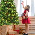 thumbnail image 5 of Gymax 6 FT Pre-lit Artificial Christmas Tree Hinged Xmas Tree w/ LED Lights, 5 of 10