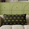 thumbnail image 4 of JoyMoreHome Bow Pattern Rectangle Pillow Cover, 11.8x19.7 Inch Soft Durable Removable Pillowcase, for Livingroom, Bedroom, Bed, 4 of 6