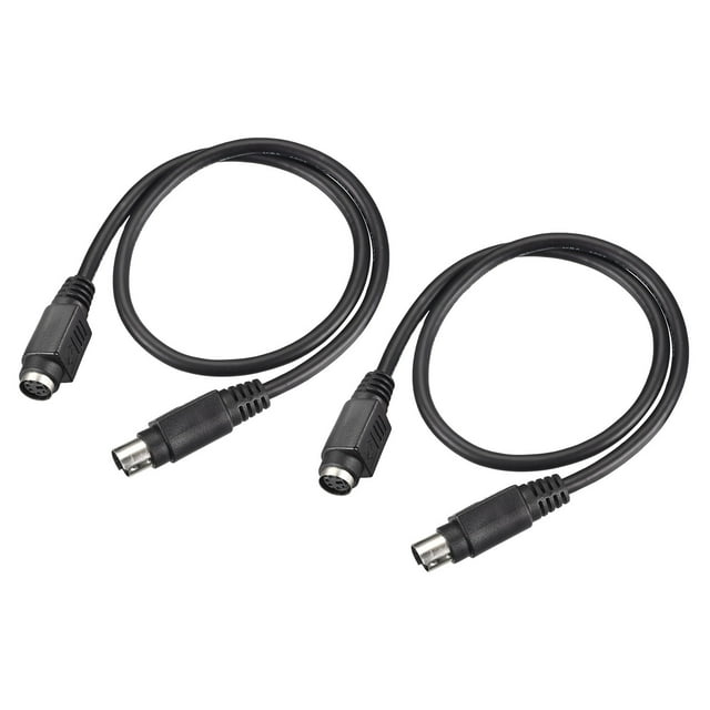 Cable de extensión PS/2 Unique Bargains Macho a Hembra 1,64 Pies 2uds