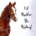thumbnail image 3 of CafePress - Id Rather Be Riding! Horse Golf Shirt - Golf Shirt, Pique Knit Golf Polo, 3 of 4