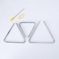 thumbnail image 1 of SHOWERORO Playing Percussion Instrument Triangle Bell Toy Metal Sound Stimulation for Boys Girls in Set, 1 of 8