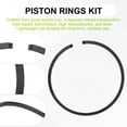 thumbnail image 2 of Uxcell 4-Pack Engine Piston Rings Kit, 34mm x 1.2mm Thick Ductile Iron Piston Ring Set Standard Replacement for Small Engines/Motors/Machinery [Black], 2 of 6