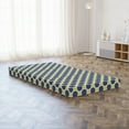 thumbnail image 5 of Abstract Surreal Foldable Mattress, Geometric Round, 74.8" x 39.4", Slate Blue and Green, by Ambesonne, 5 of 6