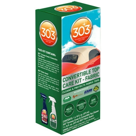 303 (30520) Convertible Fabric Top Care Kit, Tonneau Cleaner, Fabric (Best Convertible Top Cleaner)