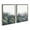 Gray, variant on Kate and Laurel Sylvie Lush Green Forest on a Foggy Day Left and Right Framed Canvas Wall Art Set by The Creative Bunch Studio, 2 piece 18x24 Gray, Nature Mountains Forest Landscape Art Set for Wall