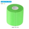 thumbnail image 2 of Uxcell 30 Yard PU Tennis Badminton Racket Grip Cushion Wrap Tape Backing Film, Green/Yellow 2 Pack, 2 of 6