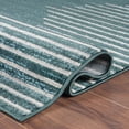 thumbnail image 4 of World Rug Gallery Bohemian Stripe Area Rug - TEAL 5'x7', 4 of 7