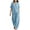 Blue, variant on Palazzo Pants Sets Women 2 Outfits Size V Neck 3/4 Sleeve Blouse Loose Wide Leg Pants Summer Casual Sets (Green, 3XL)