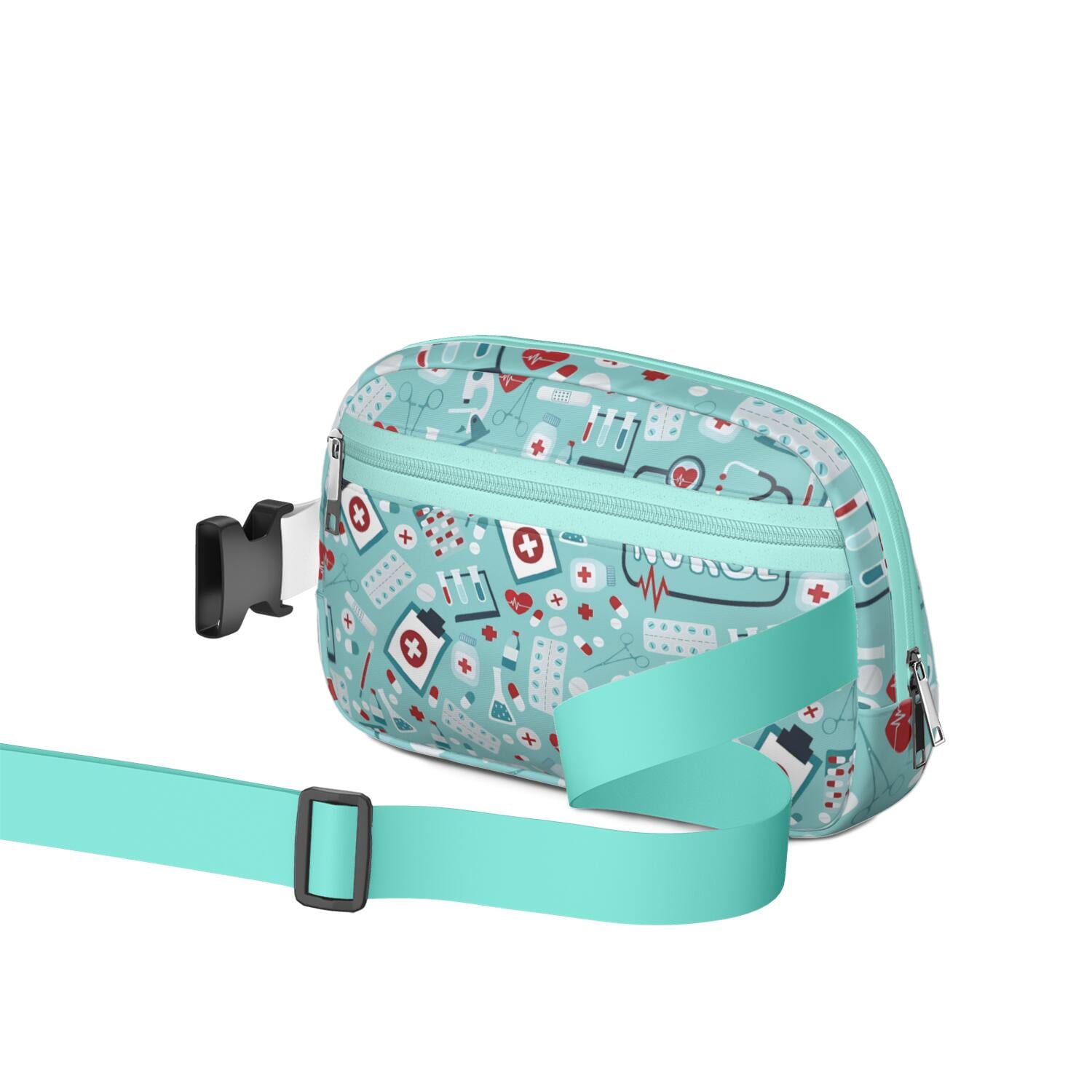Cute Nurse Aesthetic Belt Bag – Funny Nurse Life Fanny Pack Gift for Nursing Students & Healthcare Heroes, Comfortable & Stylish