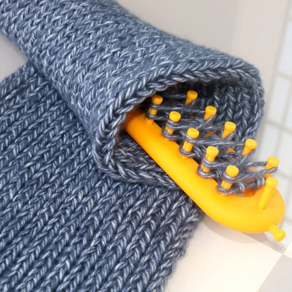 Long Knitting Loom Set with Instructions-Scarf Hat Blanket Loom Knitting Kit-Rectangular Knitting Looms for Beginners Kids Adults-Shawl Sweater Sock Knitting Looms for Crocheting