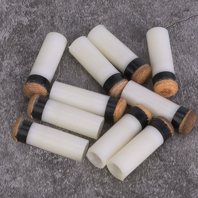 Snooker Tip, 10PCS Billiard Accessory Billiards Cue Pool Tip, Billiard Cue Tips Snooker Pool Cue Pole Tip For Enthusiast Athlete Lovers Professionals 10mm