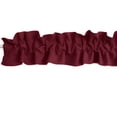 thumbnail image 2 of Solid Poplin Curtain Sleeve Topper Burgundy, 2 of 2