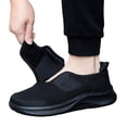 thumbnail image 4 of KANG Fashion Wide-Toe Walking Shoes for Senior Men and Women, Lightweight Breathable Mesh Sneakers, Supportive and Comfortable Shoes for Spring and Summer Black 36, 4 of 9