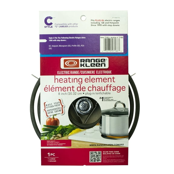 Range Kleen 7183 Style C replacement Large Burner Element