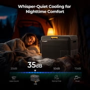 BougeRV 12 Volt Car Refrigerator with Wheels, CRS 63 Quart Portable Fridge Freezer with APP Control,4℉ to 68℉ for Truck RV Camping