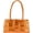 Orange, variant on Kukuzhu Women Hobo Bag Tote Bag Casual Shiny Elegant Shoulder Bag Metallic Clutch Purse