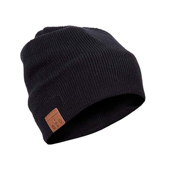 Opolski Unisex Soft Warm Beanie Hat Bluetooth Music Smart Cap Headset Speaker with Mic