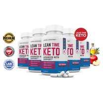 (5 Pack) Lean Time Keto ACV Pills 1275mg Alternative to Gummies Dietary Supplement 300 Capsules
