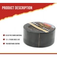 thumbnail image 2 of 8.8 oz Waterproof Black Vinyl Tarp Repair Tape 2 Inch x 16 FT with Heavy Duty Adhesive Backing - Tarp Patch Kit, Tarp Repair Kit, 2 of 9