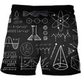 thumbnail image 1 of Bañador de verano para hombre, pantalones cortos de playa de secado rápido, fórmula matemáticas, tabla de surf Fivean unisex, 1 of 2