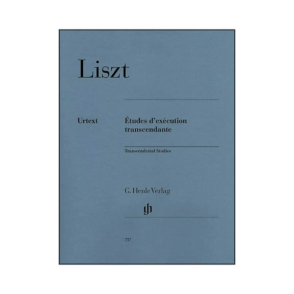 G. Henle Verlag Transcendental Studies By Liszt