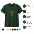 thumbnail image 6 of Golden Dragonfly Graphic T-Shirt, Unisex Classic Fit Cotton Tee, 6 of 9