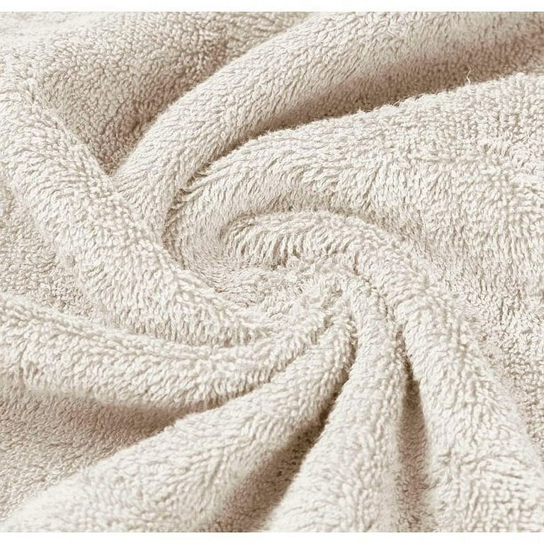 Hammam Linen White Wascloth Towels Soft Fluffy, Absorbent and Quick Dry  Perfect for Daily Use