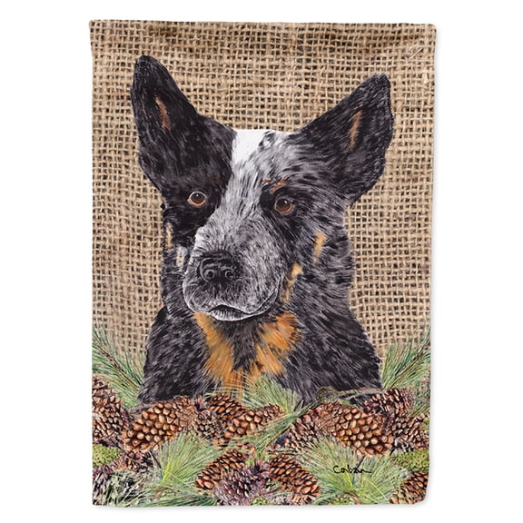 Carolines Treasures SC9050-FLAG-PARENT Australian Cattle Dog Flag multicolor