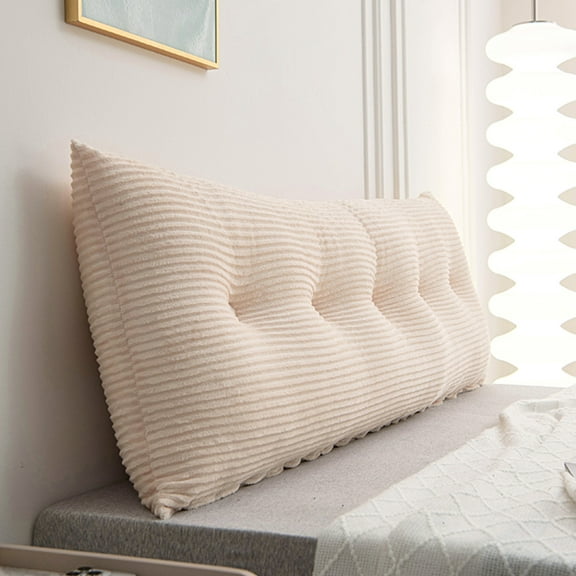 ANMINY Large Headboard Pillow Daybed Cushion Support Backrest Bolster Reading Pillow