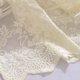 thumbnail image 4 of YiJuHui Lace Curtains for Windows Woven Textured Valance Water Repellent Bathroom Window Covering Floral Crochet Privacy Sheer Curtain Set with Rod Pocket for Kitchen Living Room Bedroom Decor, 4 of 6