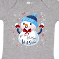 thumbnail image 4 of Inktastic Holiday Snowman Boys or Girls Baby Bodysuit, 4 of 5
