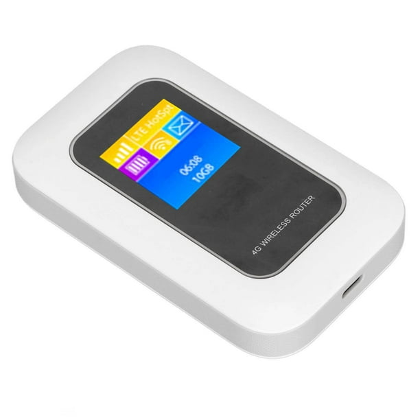 Dispositivo Wifi Hotspot, Pantalla de Pantalla de Hotspot Móvil lte Pantalla Suave ESTA Portátil Con Ranura para Tarjeta Sim para Hotel