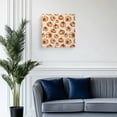 thumbnail image 2 of Canvas Print Wall Art Thanksgiving Orange Pumpkin Fall Watercolor Star Framed Canvas Art Wall Decor Pictures Painting Morden Artwork for Living Room Bedroom, Ready to Hang, 24"x24", 2 of 4