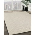 thumbnail image 2 of Ahgly Company Indoor Round Mid-Century Modern Desert Sand Beige Oriental Area Rugs, 6' Round, 2 of 6