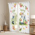 thumbnail image 3 of Erosebridal Kids Happy Camping Black Out Curtains,Kawaii Flowers Car Curtains Pack of 2 (42x63 Each) for Boys Girls,Microfiber Bedroom Decor, 3 of 6
