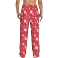 thumbnail image 3 of Daiia Hello Summer Flamingo Men's Sleep Pant with Pockets and Drawstring,Pajama Pants-XX-Large, 3 of 9