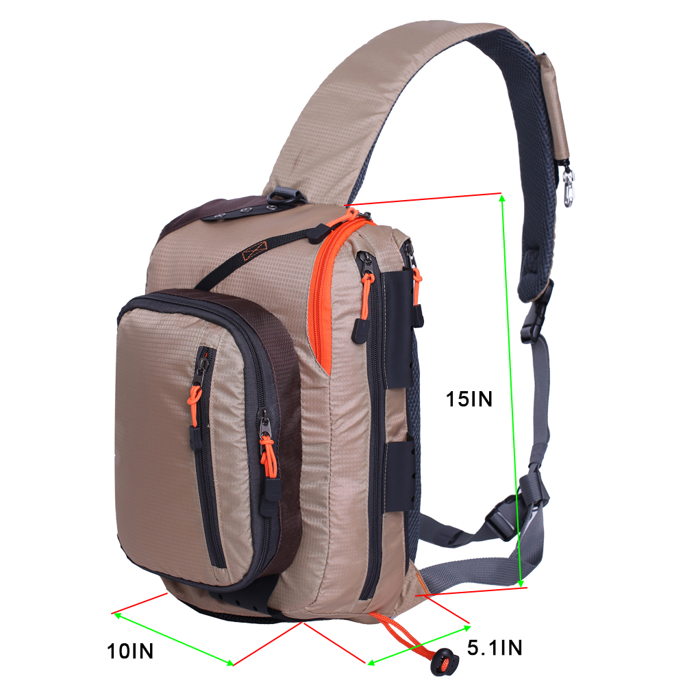 Sling BackPack Tackle Storage Chest Pack Shoulder Bag for