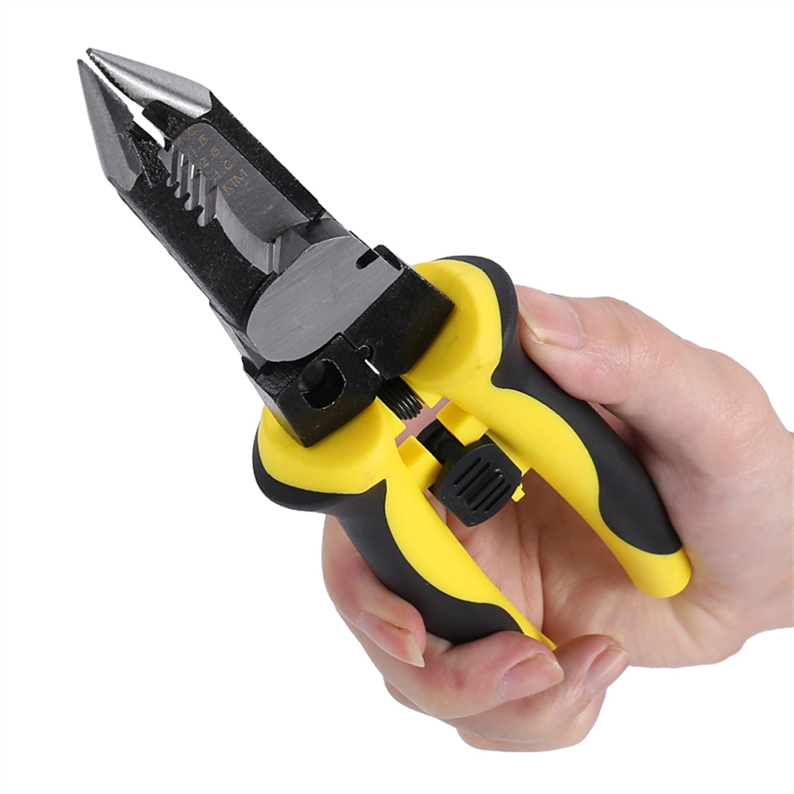 9 inch Multifunctional Electrician's Pliers muli-purpose professional with Wire Stripper/Crimper/Cutter Function Hand Tools ,Built to Last