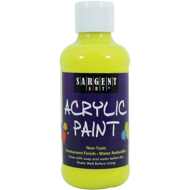 Fluorescent Acrylic Paint 8ozChartreuse